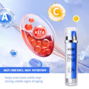 Vgo Vitamin C Face Serum + Skin-Firming Super A Retinol Serum 2 In 1 Travel-Size Skin Care Set For All Skin Types 46Ml / 1.56Oz