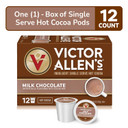 Victor Allen'S Coffee Milk Chocolate Cocoa, 12 Count, Single Serve Cups For Keurig K-Cup Brewers