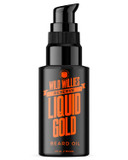 Wild Willies Liquid Gold Beard Oil For Men - Beard Softener Infused With Essential Oils Nourishes & Hydrates Facial Hair - Beard Growth Oil For Healthy Mustache & Daily Grooming Routine, 1 Fl Oz
