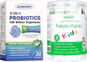 Zebora Probiotics For Adult 100 Billion Cfu With Prebiotics And Enzymes, Probiotic Powder For Women, Men, Kids, Shelf Stable Probiotic Supplement For Digestive Health