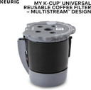 Keurig My K-Cup Universal Reusable Filter Multistream Technology - Gray