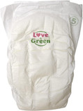 Love & Green Hypoallergenic Nappies 40 Nappies Size 5 (11-25kg)