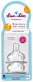 Luc Et Lã©A Ergosense Anti-Colic Silicon Teats 2 Months +
