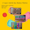 Veronni 120 Vivid Colors Mini Eyeshadow Palette Matte And Shimmer - Professional 3 Layers Bright And Warm Colorful Eye Shadow Palette Makeup Set (120 Colors)120 Colors