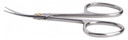 Vitry Cuticle Scissors Curved Blades Stainless Steel