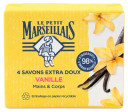 Le Petit Marseillais Extra Gentle Soap Vanilla 4 X 100G