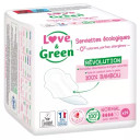 Love & Green Hypoallergenic Napkins Normal 14 Napkins