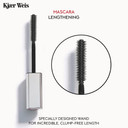 Kjaer Weis Lengthening Mascara Black, Long Lash Mascara With Organic Ingredients For Long Lasting Wear. Nourishing Mascara Black Volume And Length, Hypoallergenic Makeup Mascara For Sensitive Eyeslengthening Mascara Black