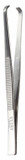 Vitry Eyebrows Tweezers Crab Ends Stainless Steel