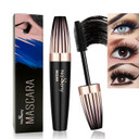 Naseny 4D Silk Fiber Lash Mascara,Waterproof Mascara Black Volume And Length,Natural Curling Voluminous Lash Cosmetics Lengthening And Thickening Long Lashes Effect Smudge-Proof Non Clumping