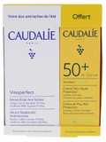 Caudalie Vinoperfect Brightening Dark-Spot Serum 30 Ml + Vinosun Protect Cream Spf50+ 25 Ml Free