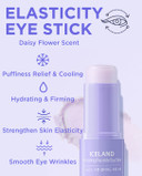 The Saem Iceland Hydrating Eye Stick 0.24Oz - Cooling Eye Balm For Dark Circles And Puffiness  Under Eye Treatment - Reduce Wrinkles And Moisturizing - Minimize Dark & Puffy Eyes - Aqua Scent