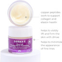 Derma-E Firming Dmae Moisturizer - Copper Peptides, Resveratrol & Kakadu Plum - Supports Collagen And Elastin Healthã¢Â Vegan Facial Skin Care, 2Oz