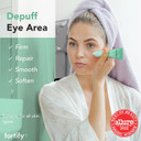Fortify Natural Skincare - Eye Cream - De-Puffing + Protecting | Helps Protect, Hydrate, & Refresh | Clean Beauty | Made In Korea - 30Ml