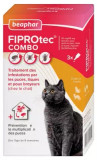 Beaphar Fiprotec Combo 50/60Mg Spot-On Solution Cats Ferrets 3 Pipettes Of 0,50Ml