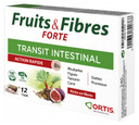 Ortis Fruit & Fiber Forte Intestinal Transit 12 Chewable Cubes