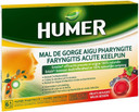 Humer Acute Sore Throat Pharyngitis Red Fruits 20 Lozenges