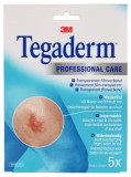 3M Tegaderm Waterproof Transparent Film Dressing 10 Cm X 12 Cm 5 Dressings