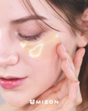 Mizon 24K Gold And Snail Hydrogel Patches (30 Pairs) For Puffy Eyes, Dark Circles, Under Eye Bags, Anti-Wrinkle, Moisturizing