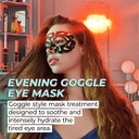 Vitamasques Under Eye Mask, 3-Pack Ultra-Revitalizing Goggle Mask, Hydrates & Smooths Fine Lines & Tired Looking Under Eyes - Hyaluronic Acid & Centella - Nightly Treatment - Vegan & Cruelty-Freeunder Eye Sleep Mask