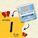 Earth'S Best Organic Milk Drink Powder Toddler Formula, 21 Oz Canister