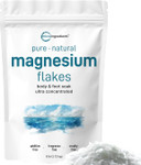 Micro Ingredients Magnesium Flakes, 6Lbs | Great Alternative To Epsom Salt For Foot & Body Bath Soaks | High Absorption | Natural Magnesium Chloride Minerals | Relaxation & Skin Hydration Support Micro Ingredients Magnesium Flakes, 6Lbs | Great Alternative To Epsom Salt For Foot & Body Bath Soaks | High Absorption | Natural Magnesium Chloride Minerals | Relaxation & Skin Hydration Support