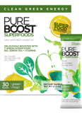 Pureboost Superfoods Clean Energy Booster, Energy Drink Mix Powder With 7 Organic Green Superfoods; Spirulina, Kale, Broccoli And Vitamins, Green Apple, Pineapple, Mango (Green Mojo, 30 Count)