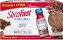 Slimfast Meal Replacement Shake, Original Creamy Milk Chocolate, 10G Of Ready To Drink Protein For Weight Loss, 11 Fl. Oz Bottle, 15 Count