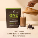 Vitahustle One - Superfood Meal Replacement Powder, Plant Based Protein Shake Powder, Vegan. 86 Superfoods, Vitamins, & Minerals, Ashwagandha, Adaptogens. Founded By Kevin Hart. (Chocolate 2-Pack)