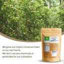 Ceylon Flavors Organic Ceylon Cinnamon Powder, Premium Special Grade, Non Gmo, Harvested From A Usda Certified Organic Farm In Sri Lanka (3.5 Oz)
