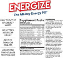 Energize Caffeine Pills, Fast Acting All Day Energy Pills & Natural Nootropics Support Supplement With Time Release Caffeine, Energy Support For Men And Women, No Jitters, No Crash (84 Tablets)