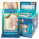 Legendary Foods 22G Protein Pastry+ Premium Low Carb Meal Replacement Bar - Low Glycemic, Gluten Free Protien Snacks - Healthy Keto Snack Box, 8X Zero Sugar Energy Bars - Bariatric Diabetic Friendly