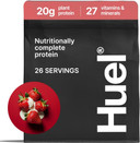 Huel Vegan Protein Powder | Strawberry | Complete Nutrition | 20G Protein, 27 Vitamins And Minerals, 100% Plant-Based, Gluten Free, Non-Gmo, Lactose Free | 26 Servings