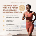 Ancestral Supplements Grass Fed Protein Powder, Vanilla, Beef Bone Broth Based With Beef Organs & Organic Mushrooms, Gut Health Support, High Protein Supplement, 20G Protein Per Serving, 30 Day Supply