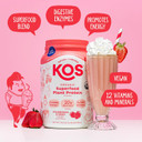 Kos Organic Plant Based Protein Powder - Strawberries & Cream - 28 Serving