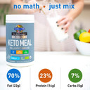 Garden Of Life Dr. Formulated Ketogenic Meal Balanced Shake Powder, Truly Grass Fed Butter & Whey Protein Plus Probiotics, Non-Gmo, Gluten Free, Paleo Replacement, Vanilla, 23.7 Oz