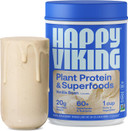Happy Viking Vanilla Plant Protein Powder, Created By Venus Williams, 20G Protein, Low Carb, Keto, Vegan, Gluten-Free, Non-Gmo, Superfoods, Complete Meal Replacement, 1 Canister (24 Oz.) Happy Viking Vanilla Plant Protein Powder, Created By Venus Williams, 20G Protein, Low Carb, Keto, Vegan, Gluten-Free, Non-Gmo, Superfoods, Complete Meal Replacement, 1 Canister (24 Oz.)