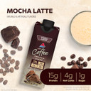 Atkins Mocha Latte Iced Coffee Protein Shake, 15G Protein, Low Glycemic, 4G Net Carb, 1G Sugar, Keto Friendly