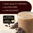 Atkins Mocha Latte Iced Coffee Protein Shake, 15G Protein, Low Glycemic, 4G Net Carb, 1G Sugar, Keto Friendly