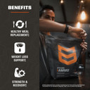 Mtn Ops Ammo Protein Powder Meal Replacement Shake For Lean Muscle Building, 28 Servings, Peanut Butter Chocolate