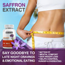 Saffron Supplements, Organic Saffron Extract Capsules For Eyes & Heart Health, Appetite Suppressant For Weight Loss Women, Supports Immune System, Metabolism Booster, NonâGmo