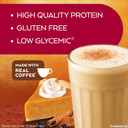 Atkins Pumpkin Spice Latte, 15G Protein, 3G Net Carbs, 1G Sugar, Low Glycemic, Keto Friendly, 12 Count
