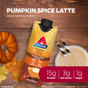 Atkins Pumpkin Spice Latte, 15G Protein, 3G Net Carbs, 1G Sugar, Low Glycemic, Keto Friendly, 12 Count