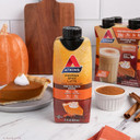 Atkins Pumpkin Spice Latte, 15G Protein, 3G Net Carbs, 1G Sugar, Low Glycemic, Keto Friendly, 12 Count