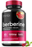 Berberine Supplement 1000Mg Potent Botanical Capsules For Weight Management With Bitter Melon And Banaba Leaf - Hcl From Barberry Extract- 30 Servings