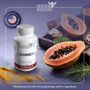 Cleanse24 - Intestinal Cleanse For Humans With Wormwood, Papaya, Black Walnut - Herbal Intestinal Cleanse, Gut Cleanse For Men & Women, 60 Capsules