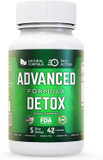 Advanced Detox Cleanse, Natural Detox & Cleanse With Milk Thistle, Licorice Powder, And More, Body Cleanse Detox For Women And Men, 42 Capsules