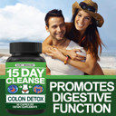 15 Day Cleanse | Colon Detox With Natural Laxative For Constipation & Bloating. 30 Pills To Detoxify & Boost Energy | Extra-Strength Senna Leaf Supplements | Strong For Some People