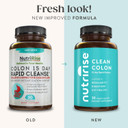 Nutririse 15 Day Quick Colon Cleanse For Gut Health - Digestive Support With Probiotics & Fiber For Constipation, Regularity & Bloating, Sugar & Gluten Free