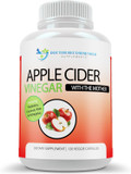 Apple Cider Vinegar Capsules - 100% Organic Apple Cider Vinegar Pills 1500 Mg - Natural Digestion, Immune Booster Support & Cleansing Supplement With Probiotics - Made In The Usa